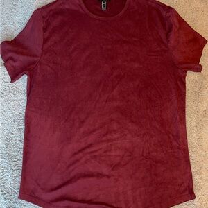 Forever 21 Men's Burgundy Short Sleeve Tee